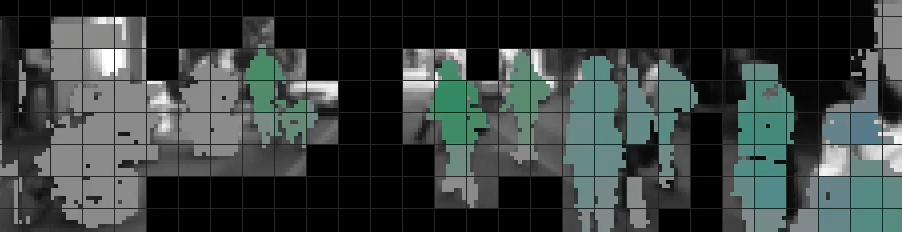 LiDAR–camera fusion pipeline output