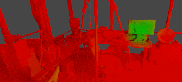 Point cloud monitor view — open-vocabulary 3D semantics